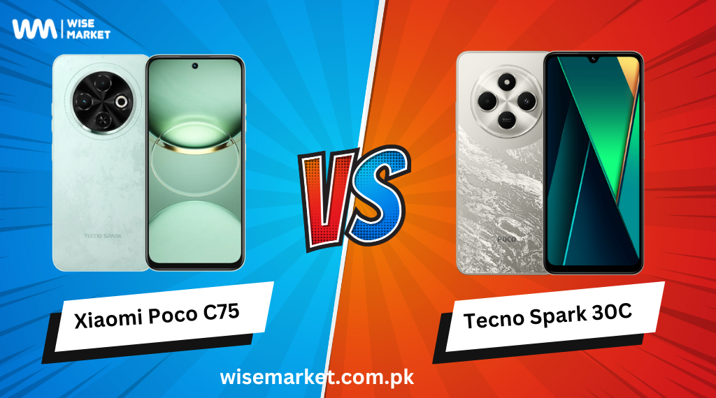 Xiaomi POCO c75 vs tecno spark 30c