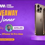 Arslan won an iPhone 16 Pro Max