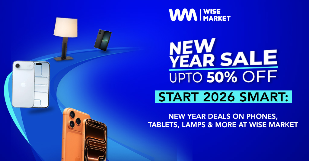 Start 2026 Smart: New Year Deals on Phones, Tablets, Lamps & More at Wise Market