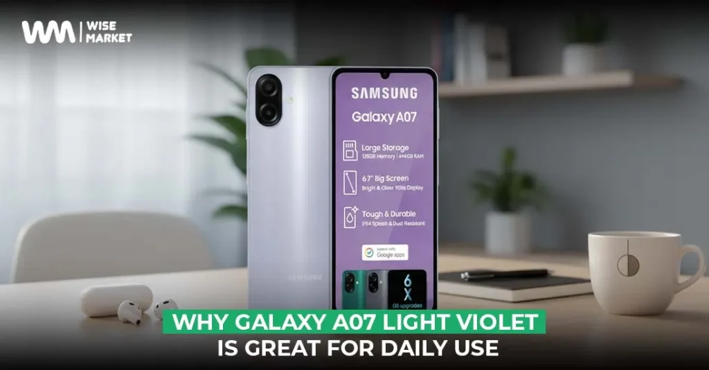 Why Galaxy A07 Light Violet Is Great for Daily Use