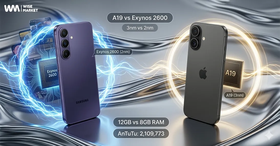 Performance: A19 versus the 2nm Exynos 2600