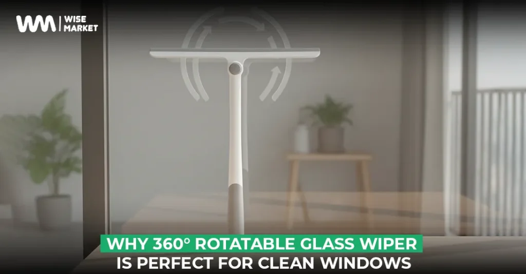 Why 360° Rotatable Glass Wiper is Perfect for Clean Windows