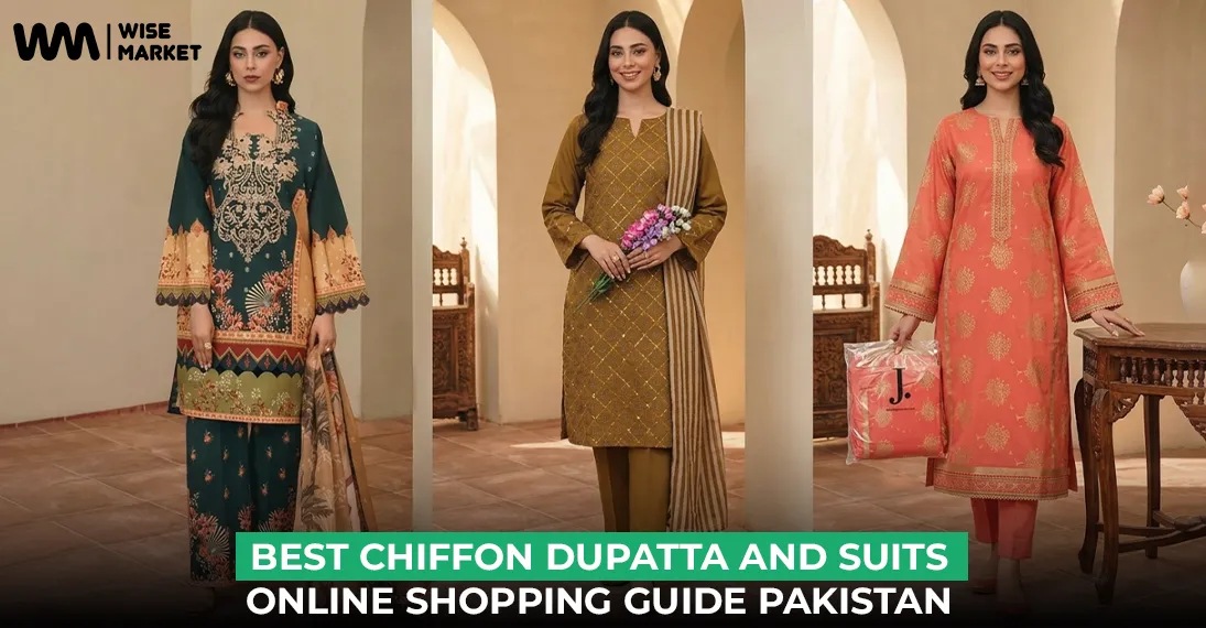 Best Chiffon Dupatta and Suits Online Shopping Guide Pakistan