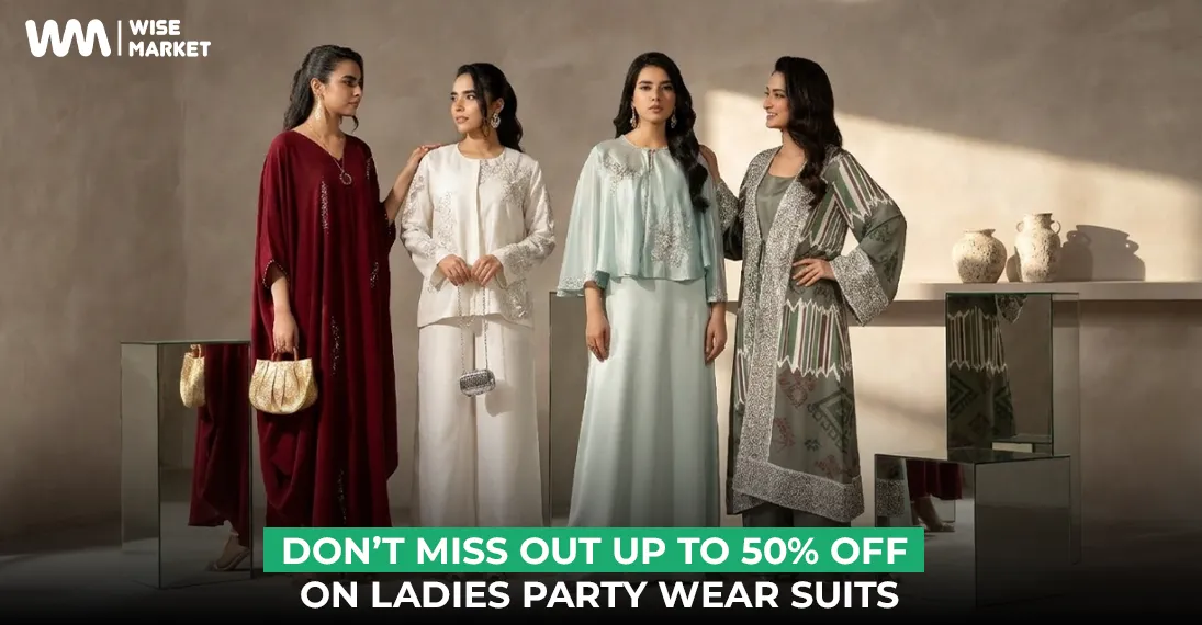 Don’t Miss Out! Up to 50% Off on Ladies Party Wear Suits