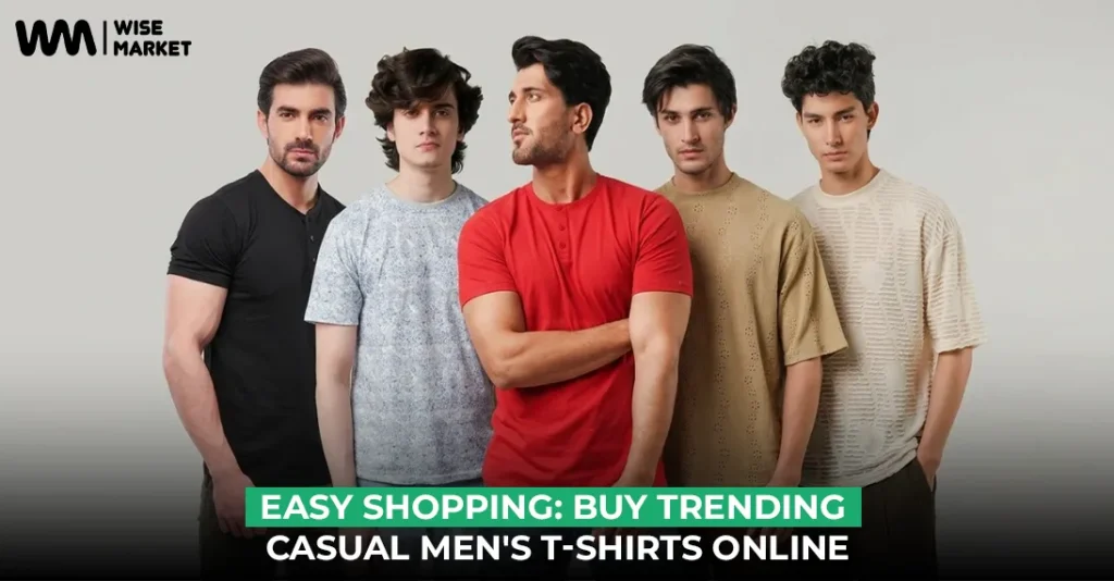 Easy Shopping: Buy Trending Casual Men's T-Shirts Online