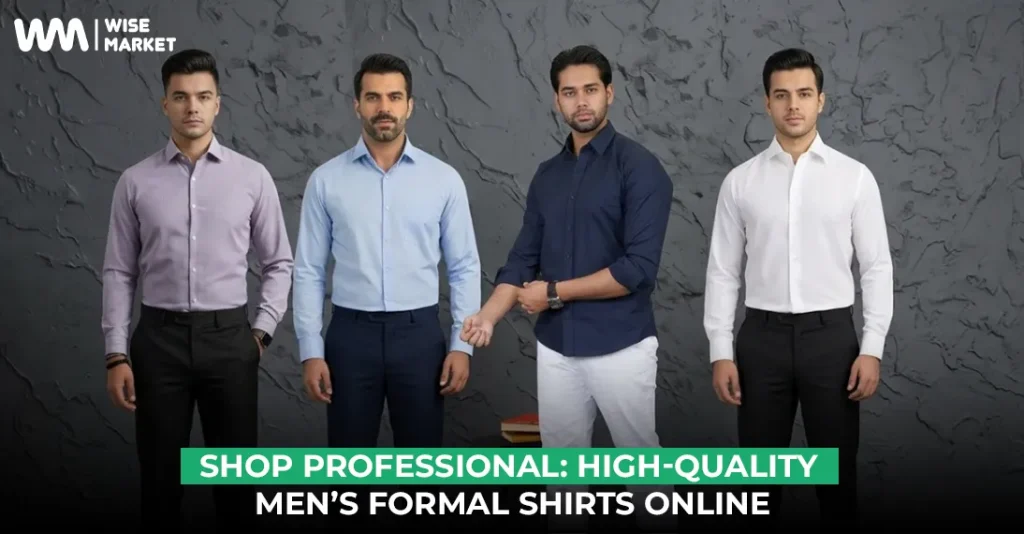 Shop Professional: High-Quality Men’s Formal Shirts Online
