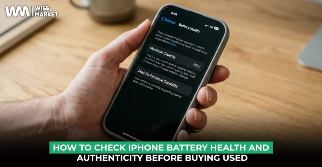 How to Check iPhone Battery Health and Authenticity Before Buying Used