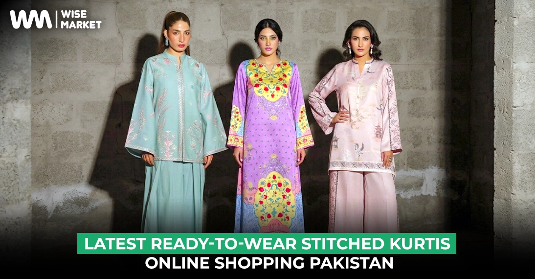 Latest Ready-to-Wear Stitched Kurtis Online Shopping Pakistan