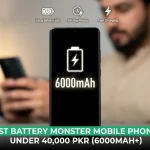 Best Battery Monster Mobile Phones Under 40,000 PKR (6000mAh+)