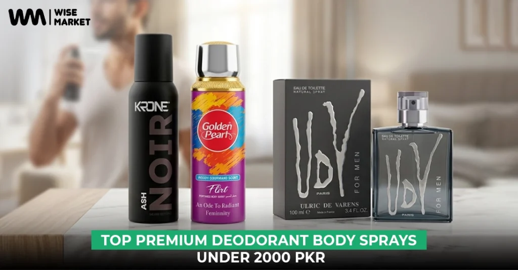 Top Premium Deodorant Body Sprays Under 2000 PKR