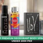 Top Premium Deodorant Body Sprays Under 2000 PKR