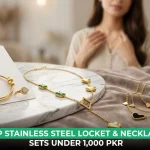 Top Stainless Steel Locket & Necklace Sets Under 1,000 PKR
